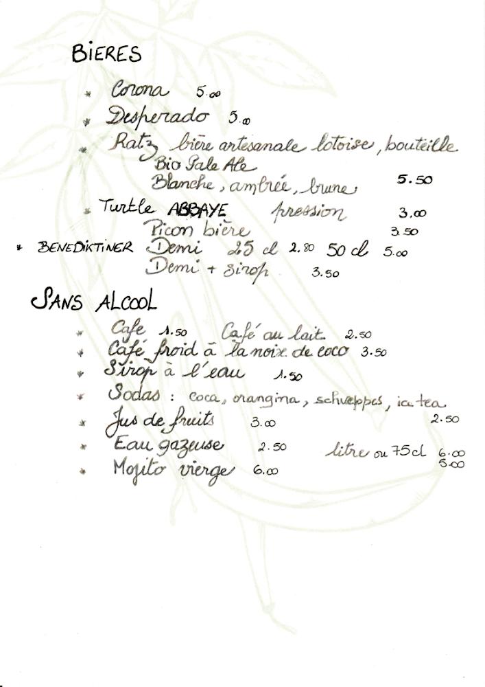 La Faim des haricots - Menu Image 4